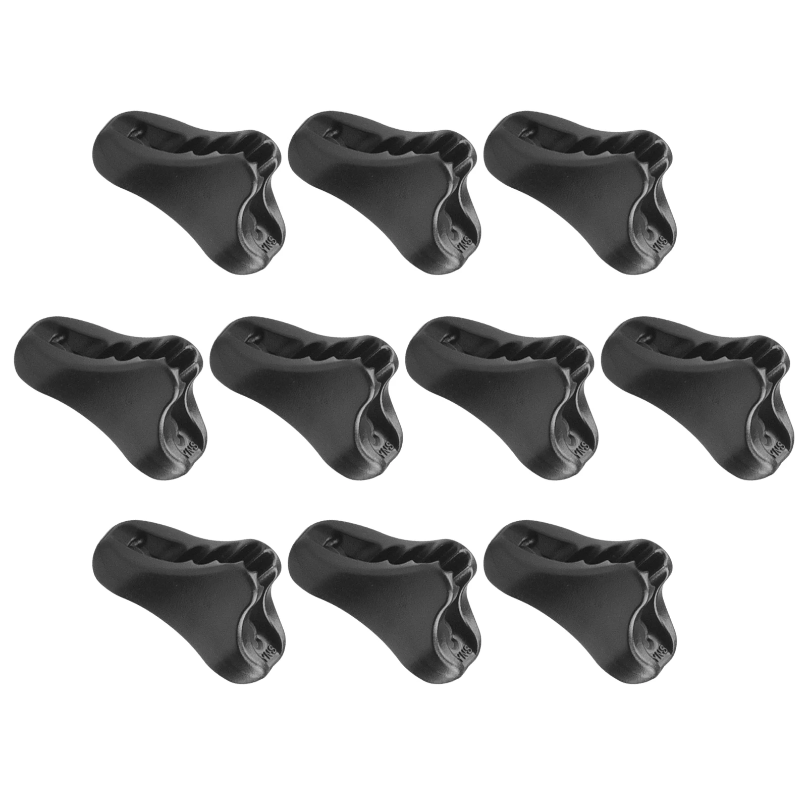 10 Pcs Triangle PP Cord Adjuster Anti-slip Tent Wind Rope Buckles Tent Rope Tensioner With Two Aperture Sizes Camping