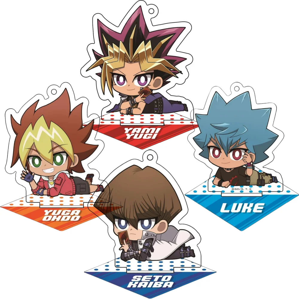 Anime Fans Gifts Yu-Gi-Oh! Duel Monsters Gororin Luke Seto Kaiba Themed Acrylic Keychain&Stand Decoration Series About 6cm/10cm