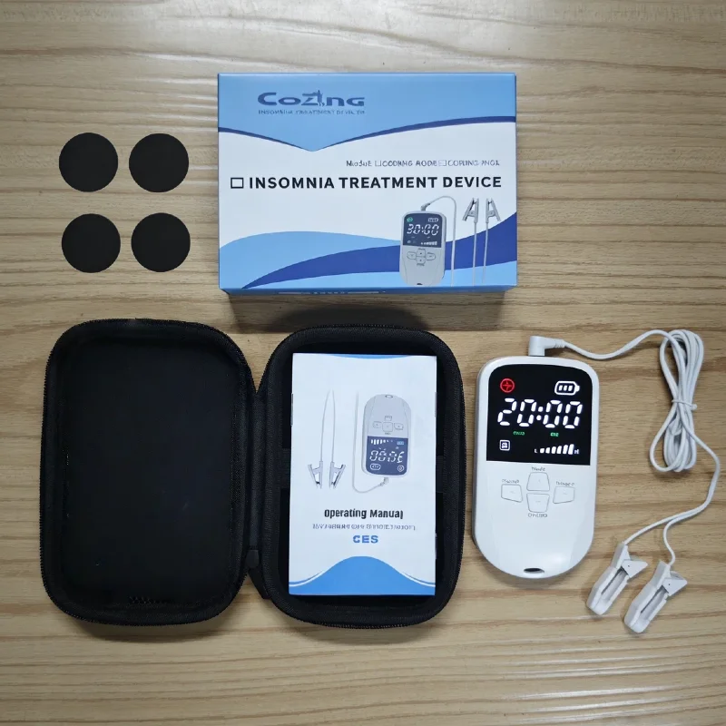 

Устройство для снятия тревоги с помощью клипсы на ухо, стимулятор вагусного нерва CES для быстрого засыпания и поддержания глубокого сна