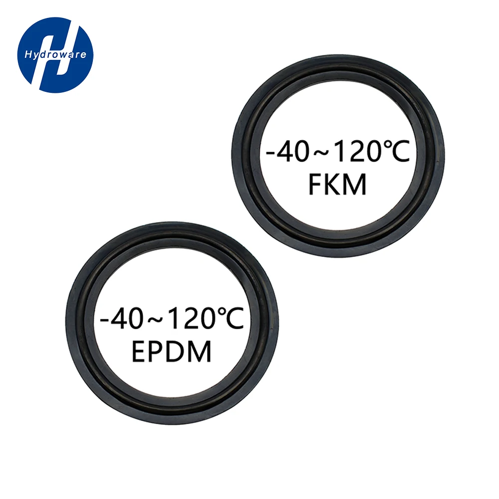 

FKM EPDM 2Pcs5Pcs10Pcs TC25.4mm-233mm Tri Clamp Ferrule Gasket High Quality Pressure Sanitary Food Grade Seal Washer