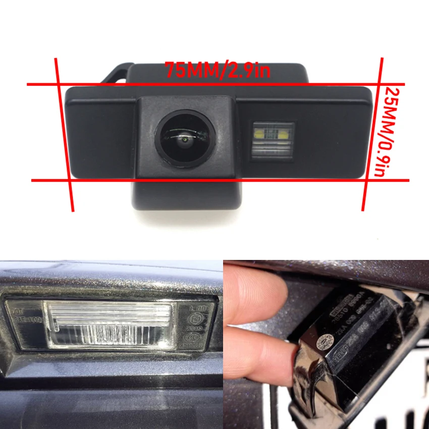 Car Rear View Reverse Camera For Nissan Juke Qashaai Geniss Pathfinder Dualis Navara Note Russia Version X-TRAIL Sunny