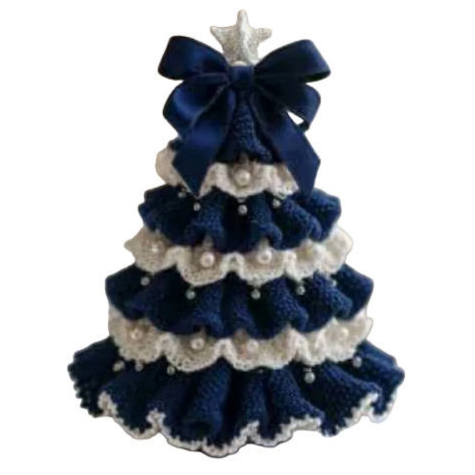 مجموعة شجرة عيد الميلاد الكروشيه DIY مع خطافات كروشيه وإبر المبتدئين في عيد الميلاد مجموعة أدوات عيد الميلاد للأصدقاء والعائلة #1