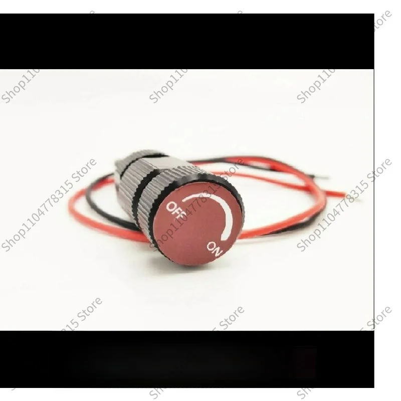 For M10 Knob Type Low-Voltage Waterproof Switch for Underwater Robot, ROV Deep Sea Marine Equipment Control Switch