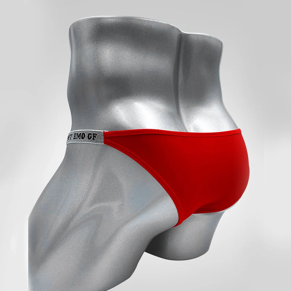 Men's Sexy Underwear Bikini Briefs Low Waist U-convex Pouch Super Comfortable Panties Thin Underpants Elastic Man G-strings Thon
