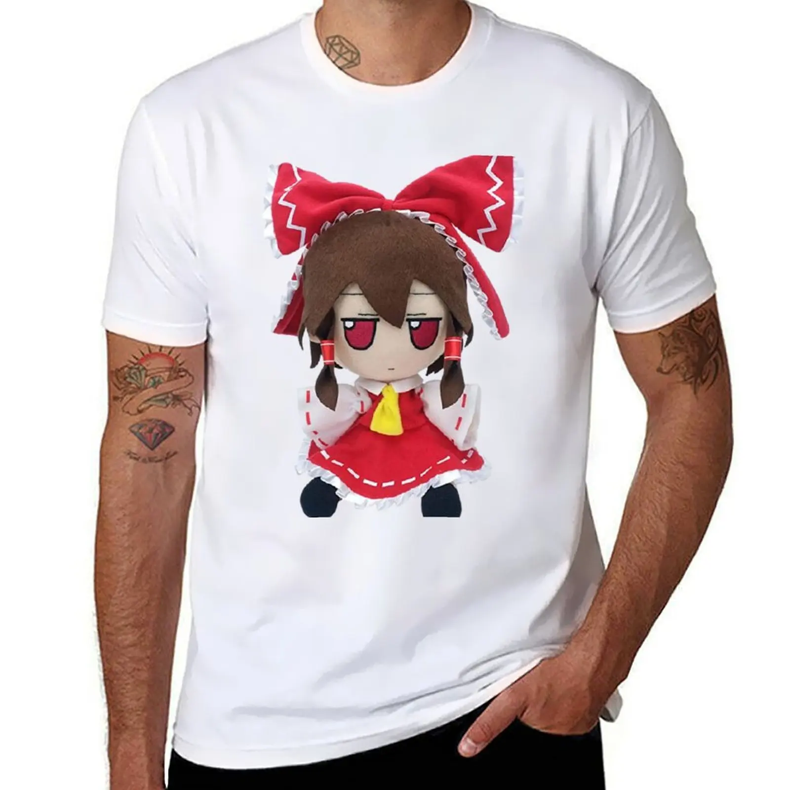 

Reimu Fumo Reimu Touhou T-Shirt t shirts for man cotton funny man t shirts graphic T-Shirt