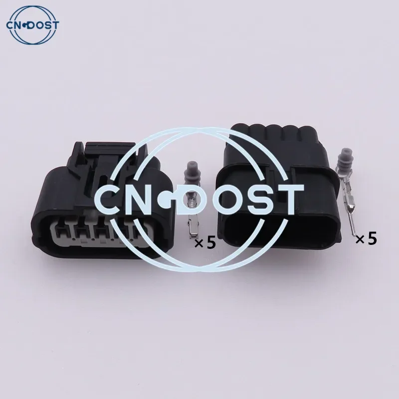 

1 комплект, 5-контактный 6189-1081 6918-2128, автоматический водонепроницаемый разъем переменного тока в сборе, автомобильная розетка датчика кислорода давления на впуске для Honda