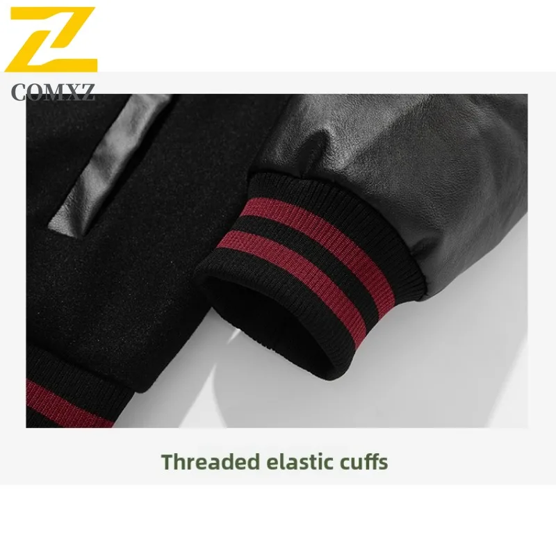 COMXZ ​​Men 2025 Trendy Baseball Jacket Outdoor Lightweight Sport Coat Luxury Camping Wear for Leisure Comfort Versatile Style​​