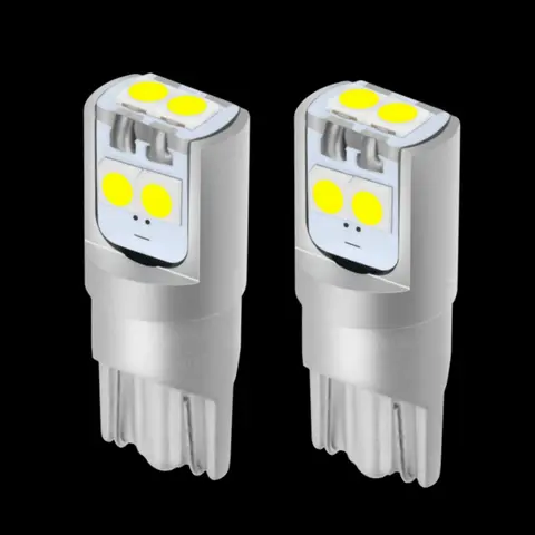 2PCS T10 W5W Super Bright High Quality LED Parking Lights Car Dome Reading Lamps WY5W Auto Turn Side Bulbs Warm White Red Yellow