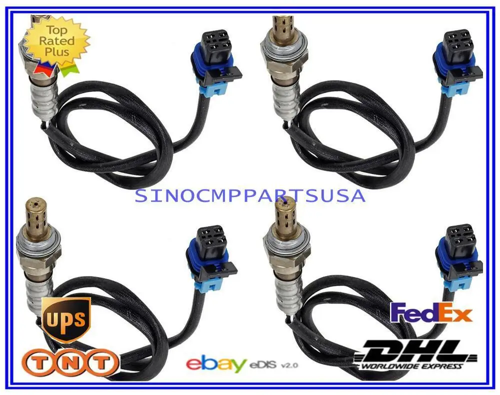 4PCS Oxygen Sensor Up&Downstream For 2012-2015 Buick Enclave Acadia 3.6L