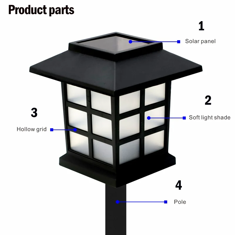 8 Pack Solar Pathway Lights Outdoor Waterproof LED for Garden Yard Patio Walkway Driveway Landscape Lawn Lamp Auto On Decor