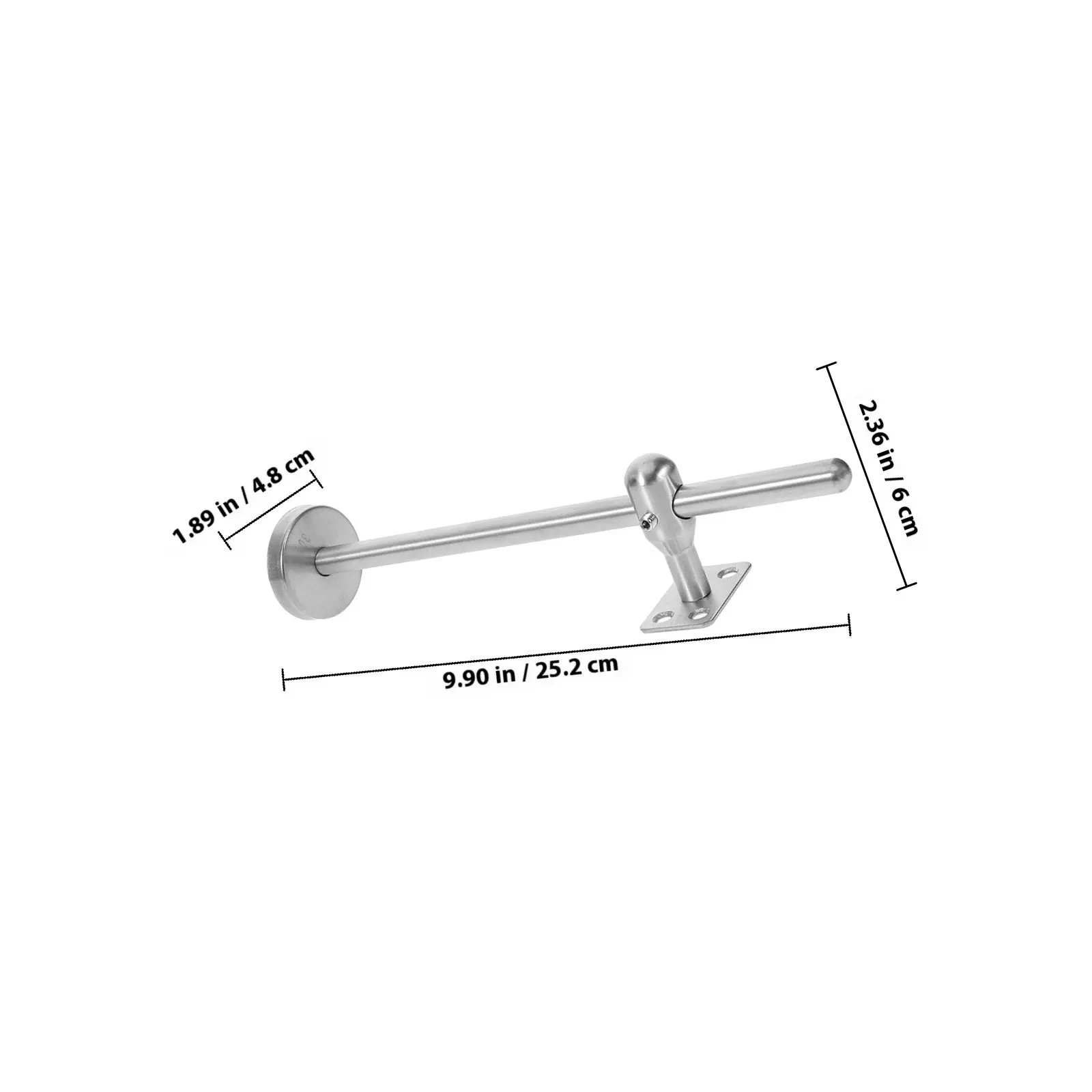 Zware roestvrijstalen trapleuningbeugel voor binnen trappen, elegant modern design, trapleuningondersteuning