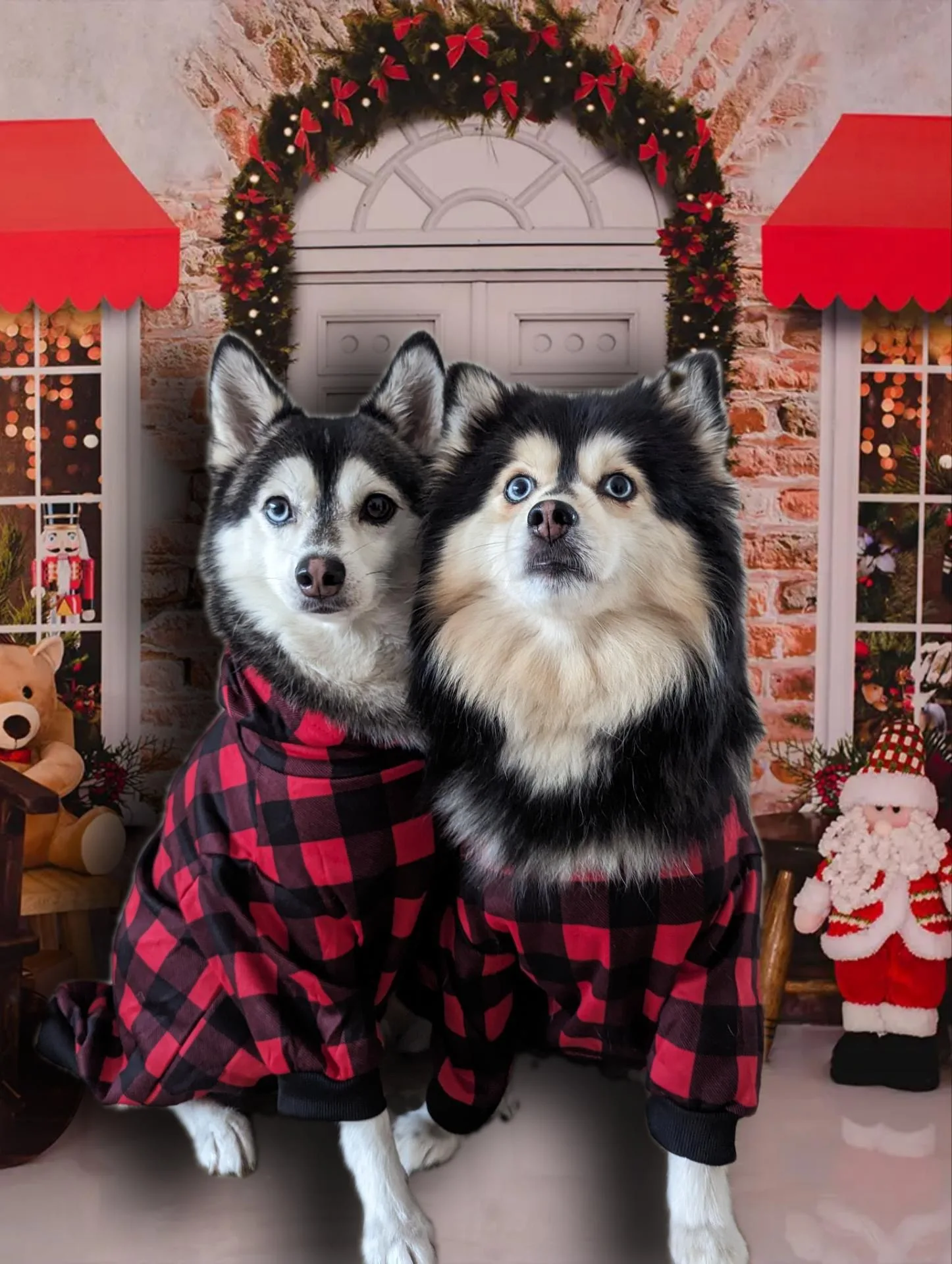 

2024 Winter Warm Dog Clothes Christmas Large Dog Costume Festival Party Pet Cats Hoodies Akita Husky Fashion Puppy Clothing