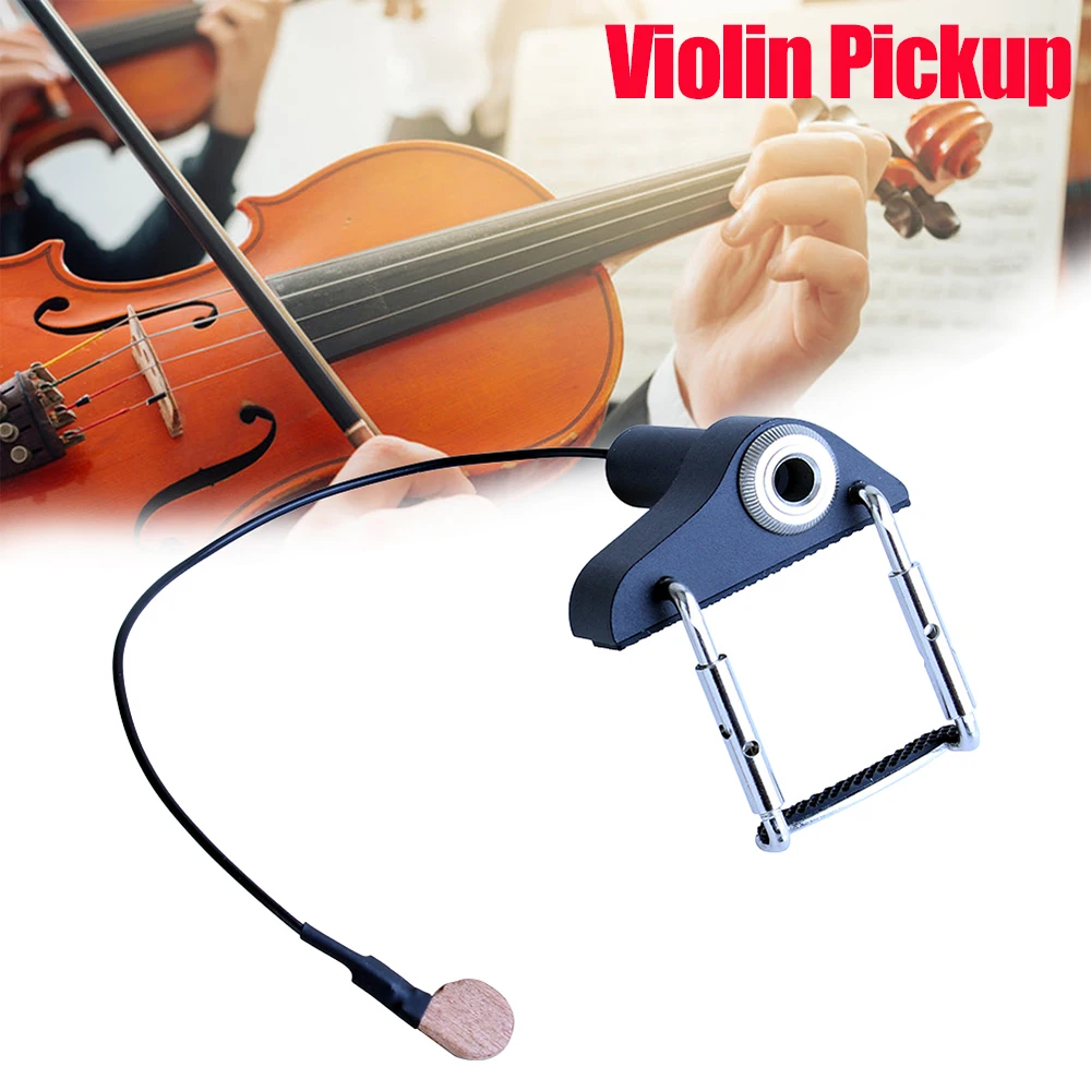 Pickup For Violin Electronic Organ Instant Authentic Acoustic Sound - Easy To Mount Adjusting Placement CV-18 Spare Parts