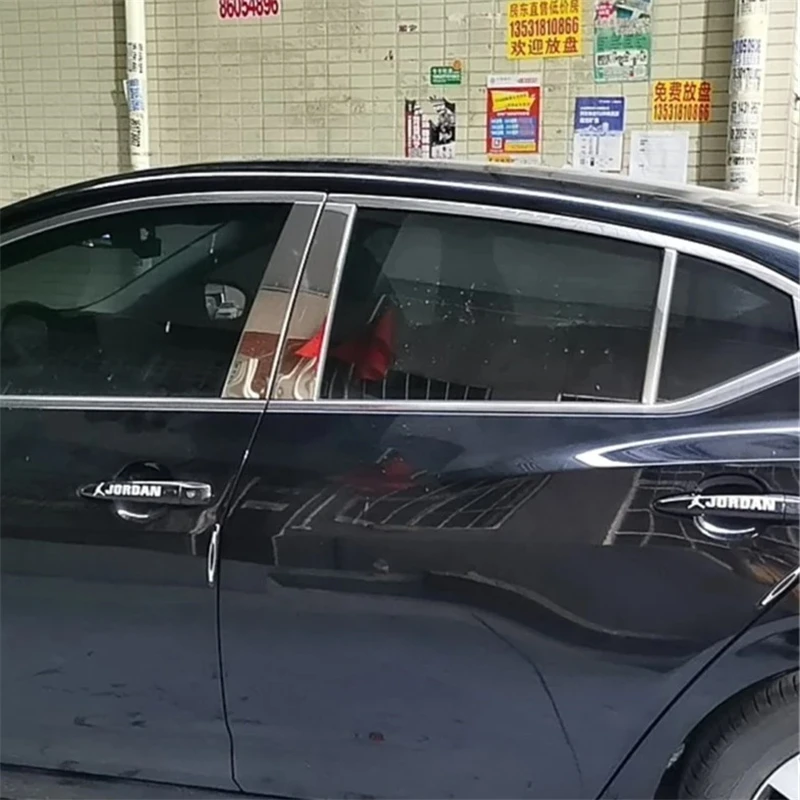 

WELKINRY для Nissan Sentra B18 8-го поколения 2020-2025 Sylphy 4-го поколения кузова автомобиля, двери, окна, центральная средняя отделка стойки B