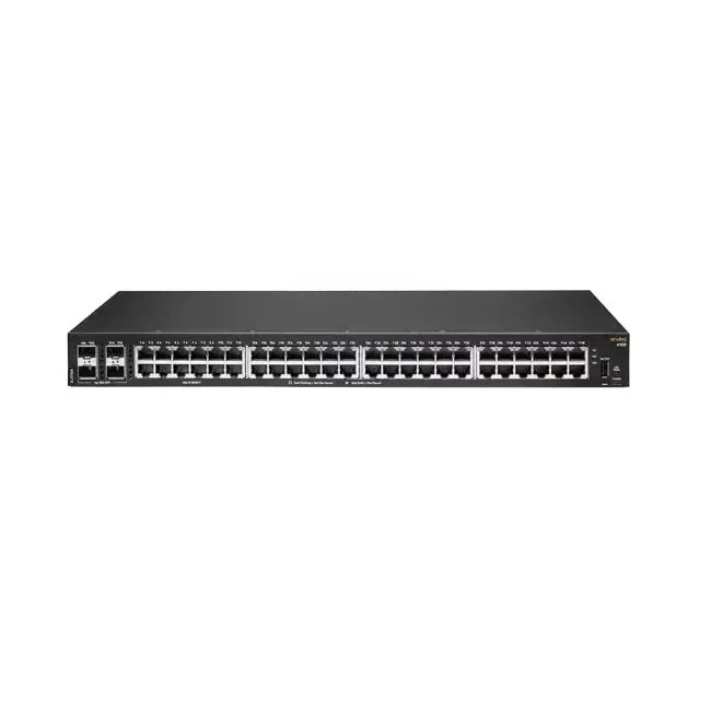 

JL675A Aruba6100 Series Switch 48G Class4 PoE 4SFP+ 370W Switch JL675A