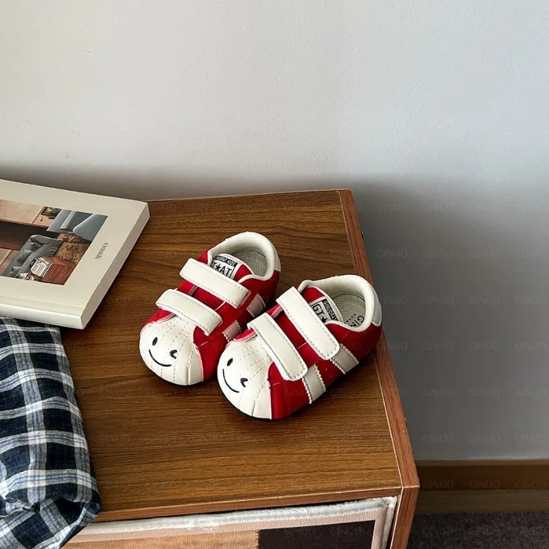 

Anti-Slip Soft Sole First Walking Shoes for Toddlers Unisex Casual Sneakers for Boys and Girls Autumn Fashion Kids Sports Shoes