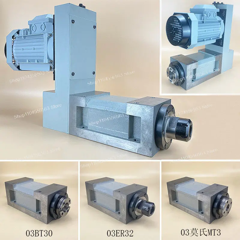 

Мотор-редуктор шпиндельной головки BT30/ER32/MT3, силовая головка для расточно-фрезерно-сверлильного станка №3