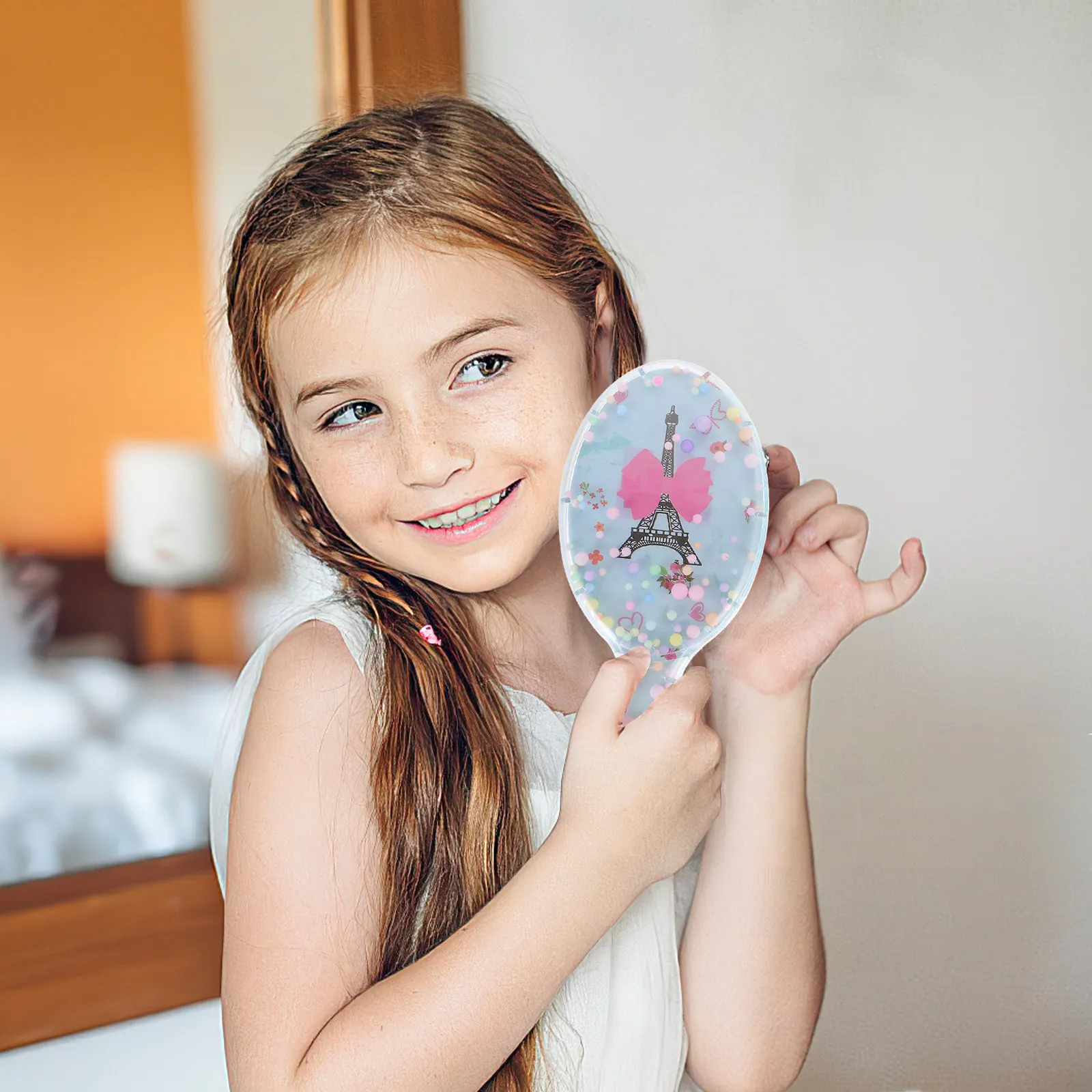 2 Pcs Hair Brush Travel Detangler Kids Children Cute Hairdressing Girls Hairbrush for