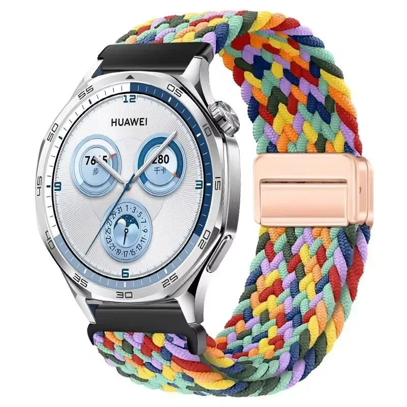 20mm 22mm Nylon Loop bands for Huawei Watch GT5/4/Pro GT3 2 46mm Straps for Amazfit GTR/GTS Samsung Galaxy Watch 5 Pro 45mm Belt