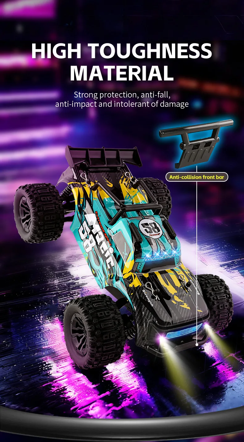 New Product 1:20 Off-Road High-Speed Remote Control Car 2.4G Climbing Race Drift RC Electric Model Racing Car