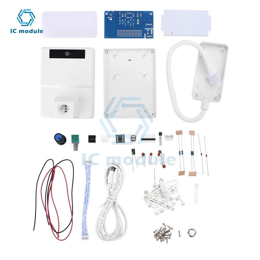 Diy Electronic Soldering Kit Ne555 Led Desk Lamp Dimmer Pwm Circuit Assembly Diy Soldering Practice Skills Assembly