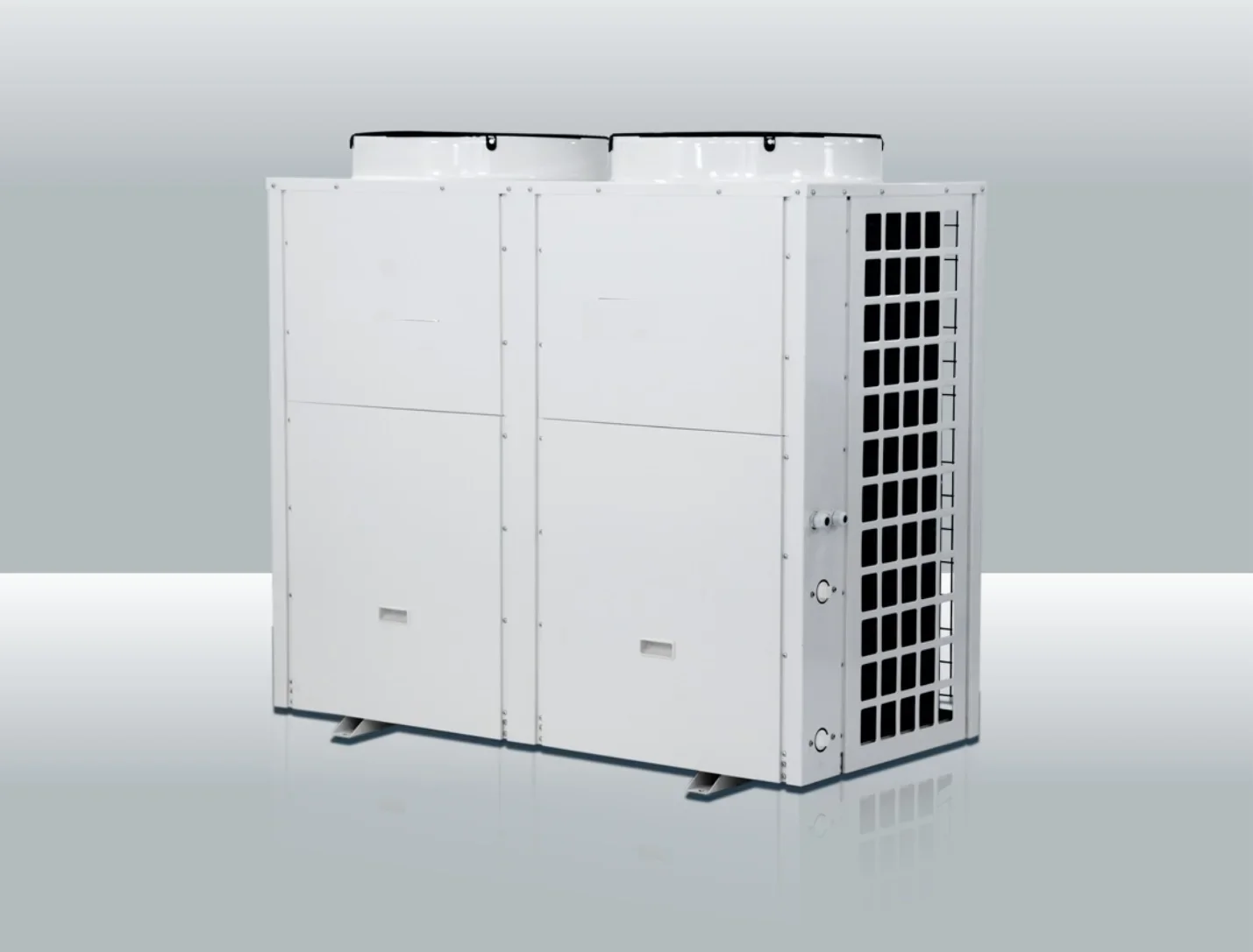 50kW Smart Air Source Heat Pump for Swimming Pools Hotels Electric Powered WiFi App Control Durable Metal Housing ERP Certified