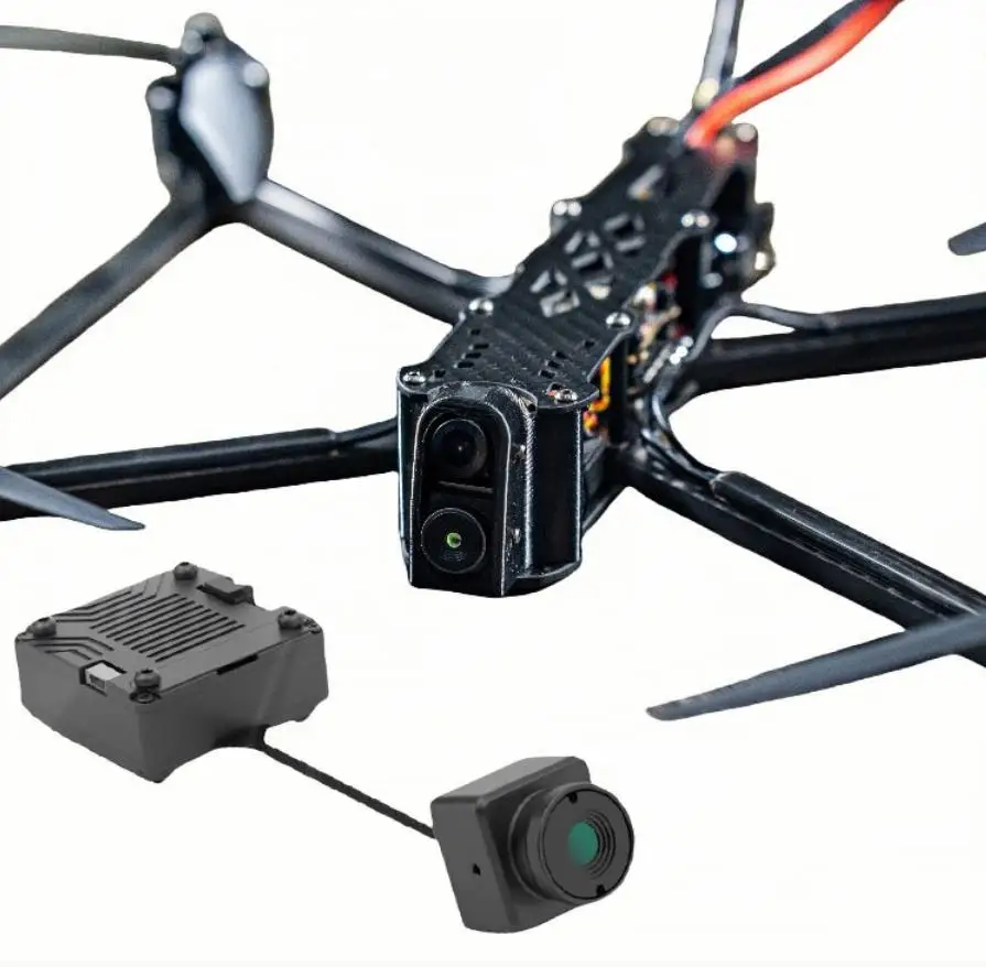 

Камера CADDX Infra V2, ночная камера без освещения, аналоговый комплект VTX, 0 люкс, супер WDR, 1500 ТВЛ, 131 ° Черно-белый датчик FOV для дрона FPV