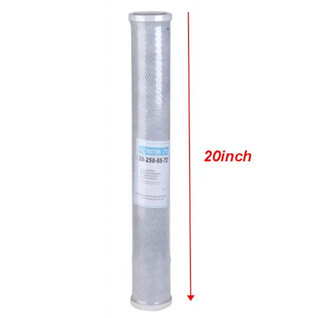 خرطوشة فلتر مياه كربون CTO مقاس 20 بوصة لمرشح نظام المياه
