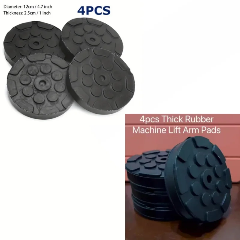 

Black Rubber Jacking Pad For Car Lift Anti-Slip Surface Tool Rail Protector Heavy Duty For Car Lift Repair Tools