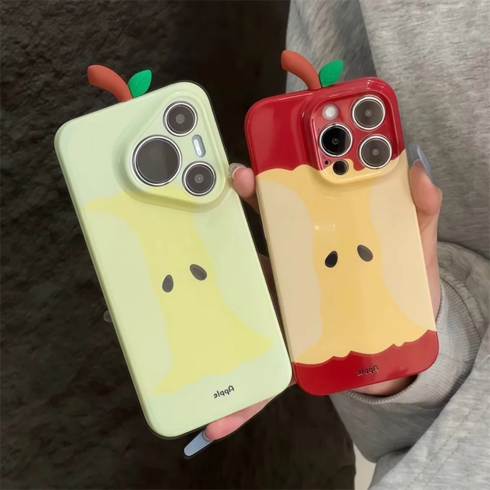 Для Xiaomi 15 14 PRO 13 ULTRA 12S освежающий чехол для мобильного телефона с красным и зеленым яблоком и мультяшным узором, милый летний защитный чехол