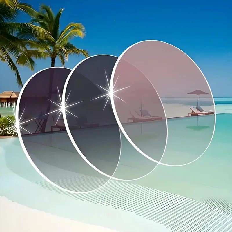 Photochromic Grey/Brown Progressive Multifocal Lenses 1.56 1.61 1.67 ADD +0.75+3.50 Customized Free-Form Prescription Eyewear