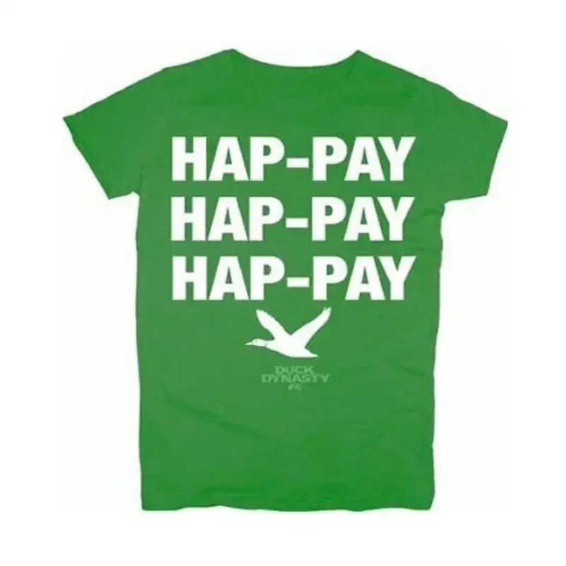 Ladies Junior s Duck Dynasty TV Show Phil Robertson Hap pay Hap pay T shirt