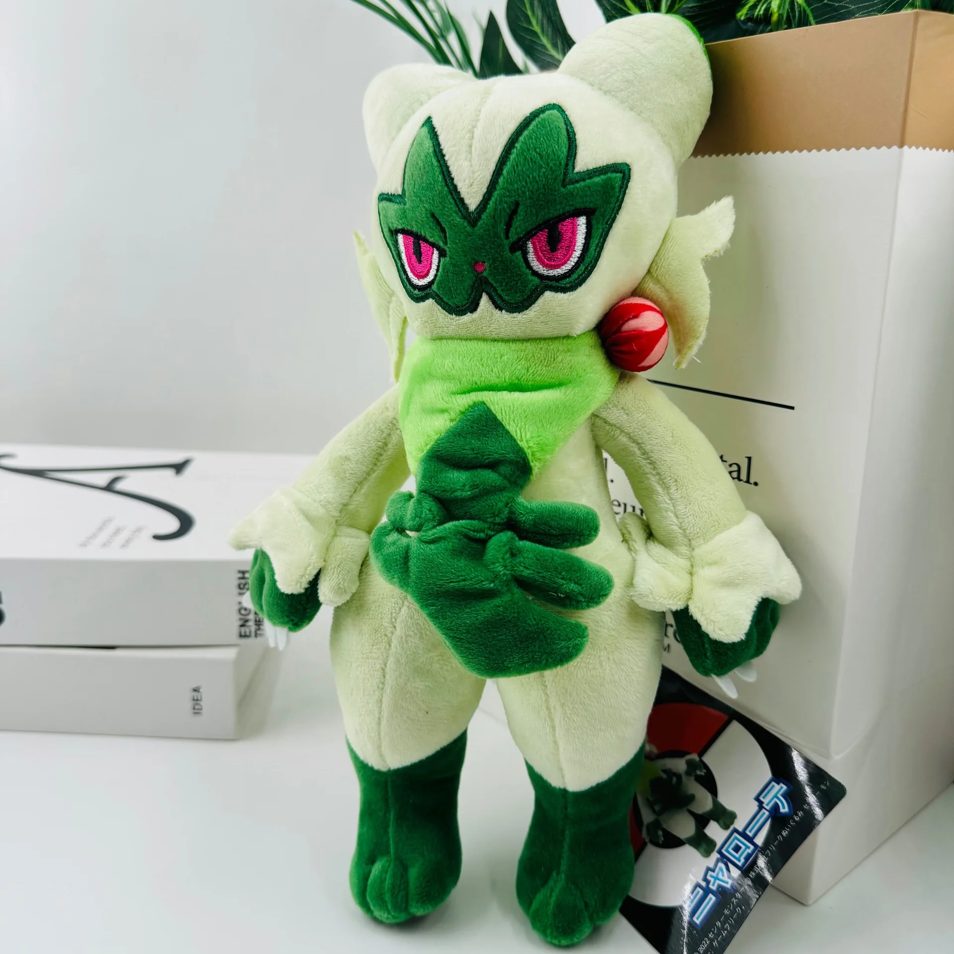 Pokémon 24cm Sprigatito, 26cm Floragato, 40cm Meowscarada Evolution Line Plush Dolls, Holiday Small Gifts