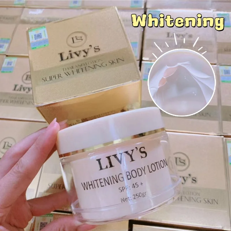 

LIVY'S Body Milk Brightens Skin Tone Reduces Melanin Improves Dryness Dullness and Roughness Body Care Cream 250g