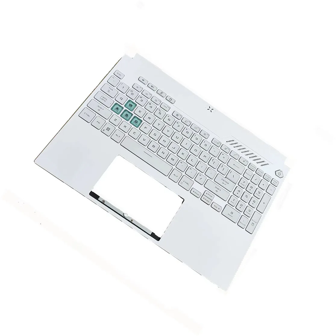 2022 Year Black/White Palmrest with Backlit Keyboard Dual Air Outlet For ASUS TUF Gaming A15 F15 FA507 FA507R FX507Z FX517