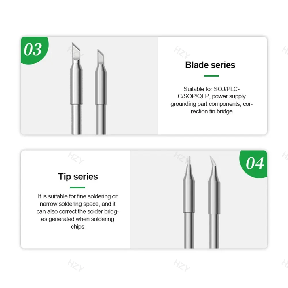 RELIFE RL-T245 Tipps Universal C245 Lötkolben Spitze Kompatibel Für Xsoldering Sugon Lötstation GVM Aixun Griff