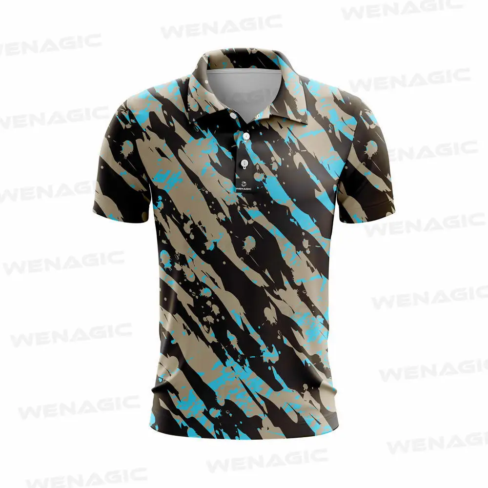 Nieuwe Zomer Golf Wear Mannen Korte Mouw Polo Shirts Tops Ademend Tafeltennis Kleding Mode Outdoor Sport Casual T-shirt