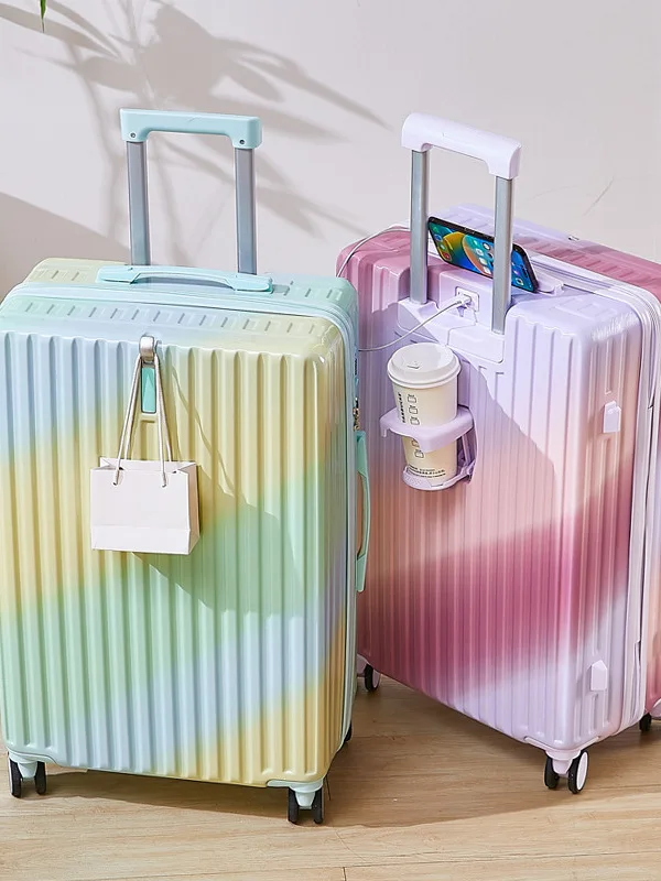 2026-new-gradient-color-luggage-small-lightweight-20-inch-boarding-box-robust-durable-travel-suitcase-casual-travel-style