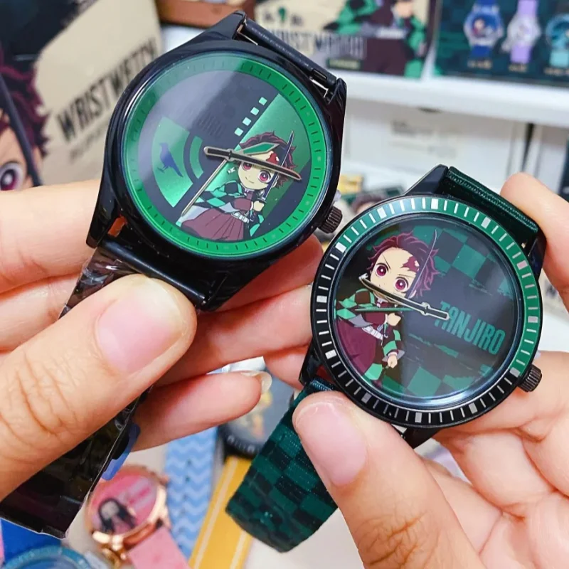 Anime Watch Demon Slayer Fashion Electronic Watch Cartoon Kamado Nezuko Cosplay Toys Student Holiday Birthday Gift Toy