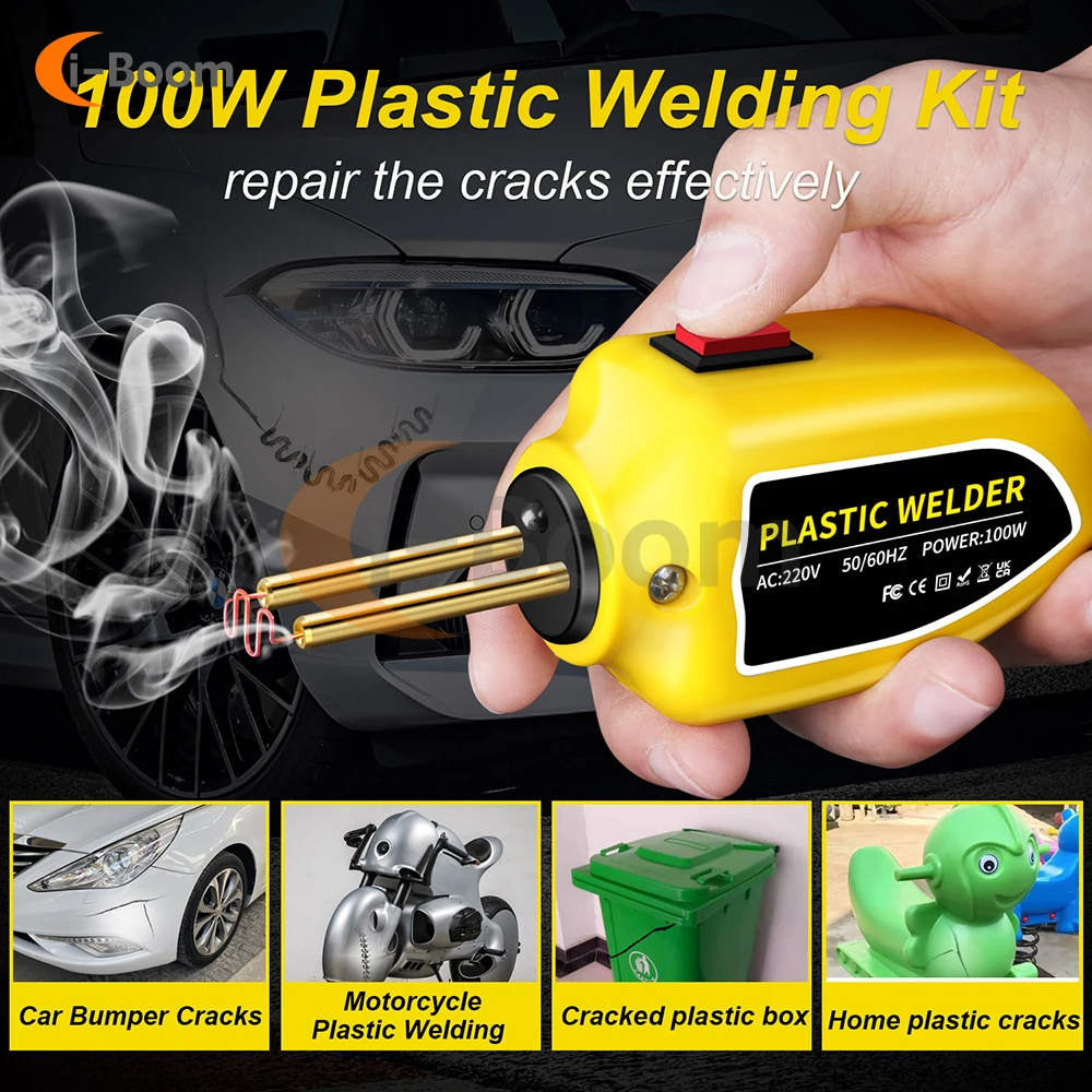 EU AU US UK Plug 100W Hot Melt Nail Plastic Welding Machine Hot Melt Nail Machine Plastic Welding Machine Car Bumper Repair