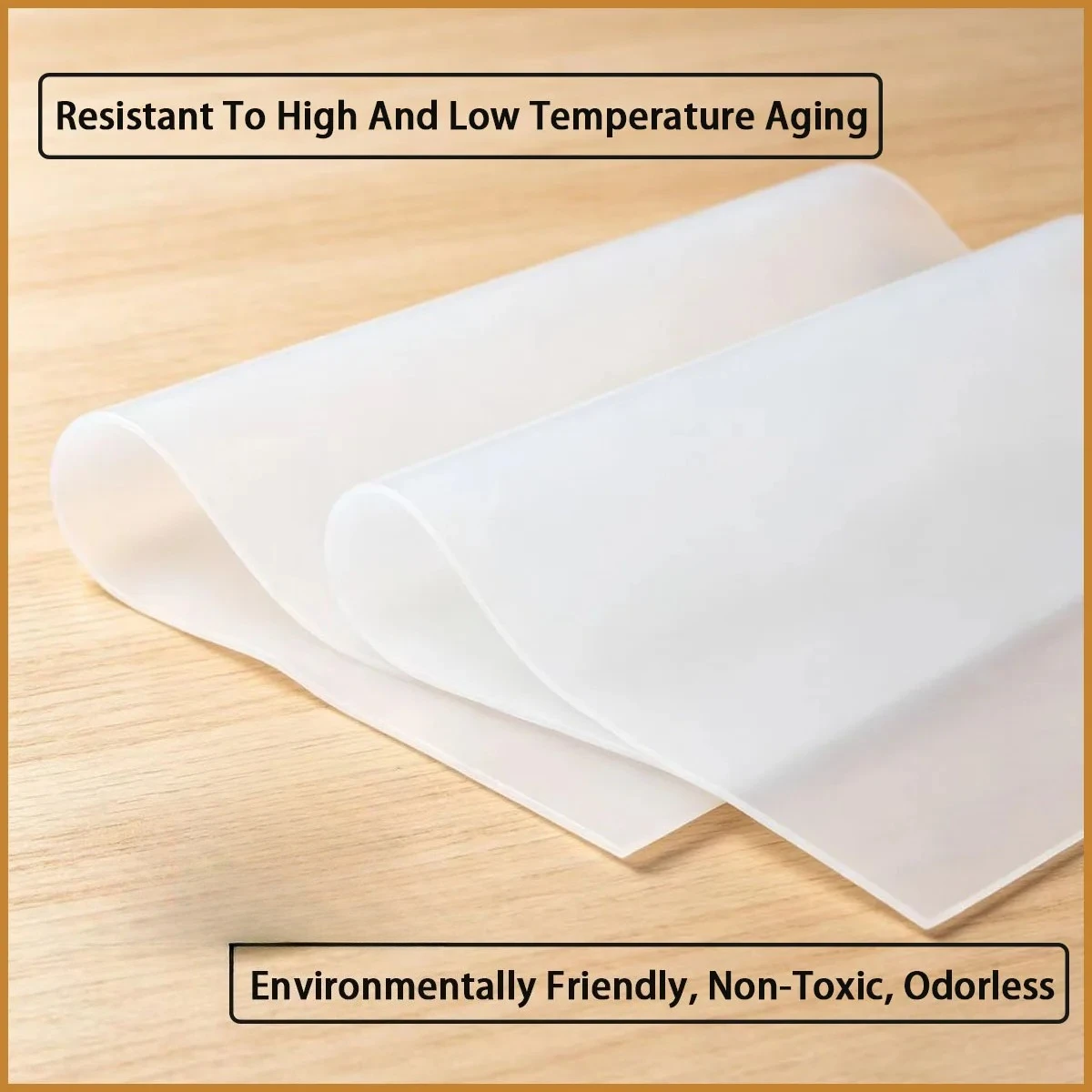 0.5-30mm thick white semi transparent silicone rubber sheet is used for sealing, buffering, industrial gaskets, etc