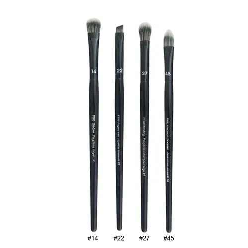 Imagen 2 del producto Juego de brochas de maquillaje para sombra de ojos, pinceles de maquillaje para cejas y labios, corrector de precisión, mezcla de pelo sintético, resalte las manchas, 4 unidades