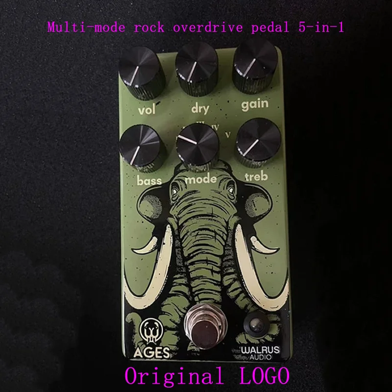 Multi-mode rock overdrive pedal 5-in-1, guitar effects