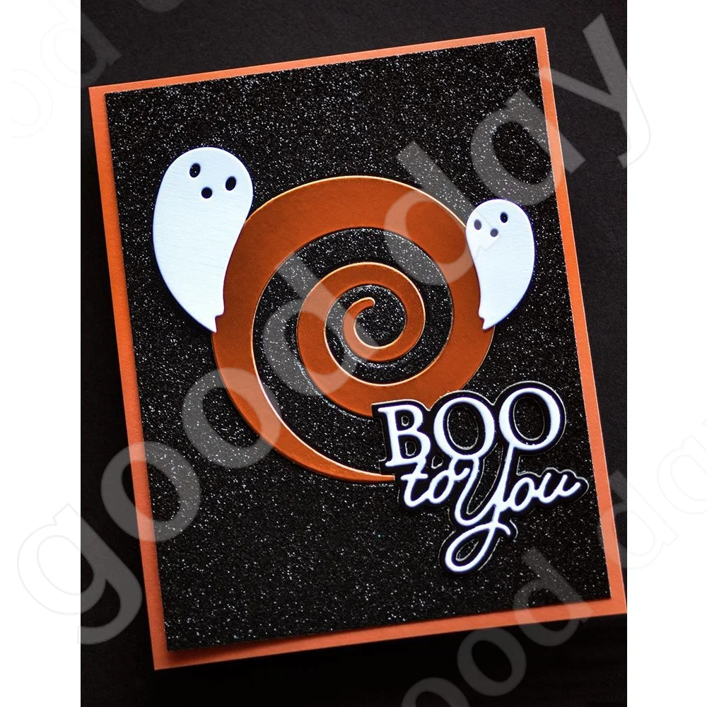 Halloween Boo Posh Script Metal Cutting Dies Scrapbook Diary Decoration Embossing Template Diy Greeting Card Handmade 2022 New