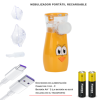 Nebulizador Portátil, Nebulizador Para el asma Para adultos y niños, Nebulizador Para niños Mesh Nebulizer, Steam Device