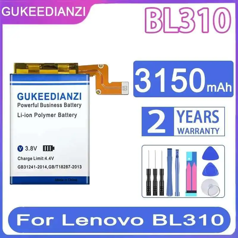 

GUKEEDIANZI BL310 BL312 3150mAh Battery for Lenovo Legion Duel Pro L79031 Batterij