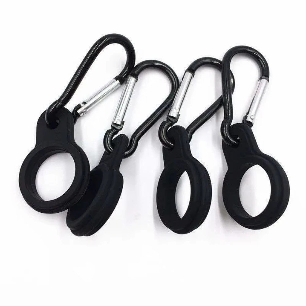 1/3/5PCS Kettle Hanging Buckle Carabiner Silicone Sports Water Bottle Holder Outdoor Camp Camping Portable Outdoor Elements