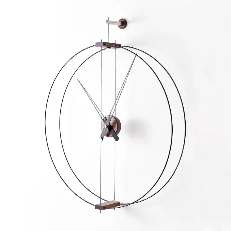 Modern Wall Clocks Metal Clock Watch Minimalist Living Room Clocks Creative Large Clock Elegant Ornaments Home Decorations