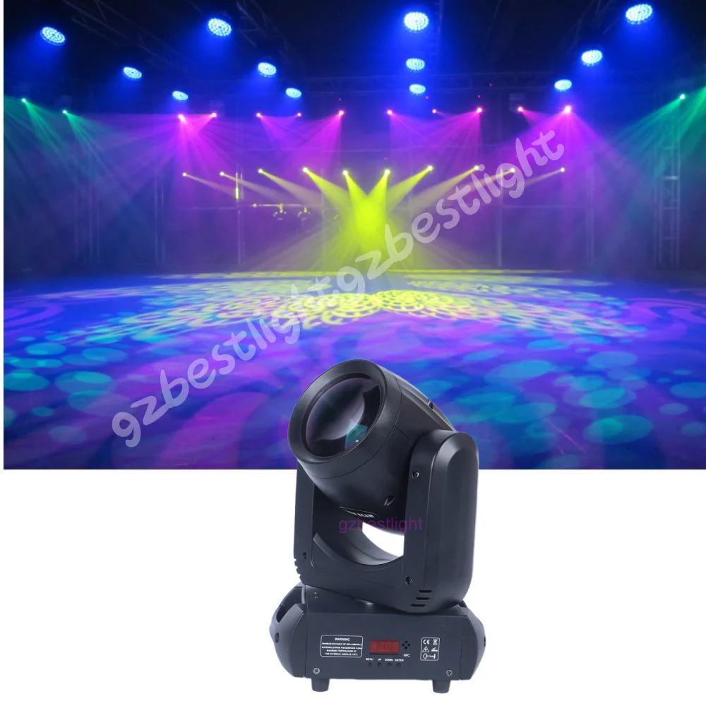 Imagem -06 - Movendo a Cabeça Led Spot Light Girando 814 Gobos 150w 200w Som Ativado dj Mixer Control Flight Case Profissional