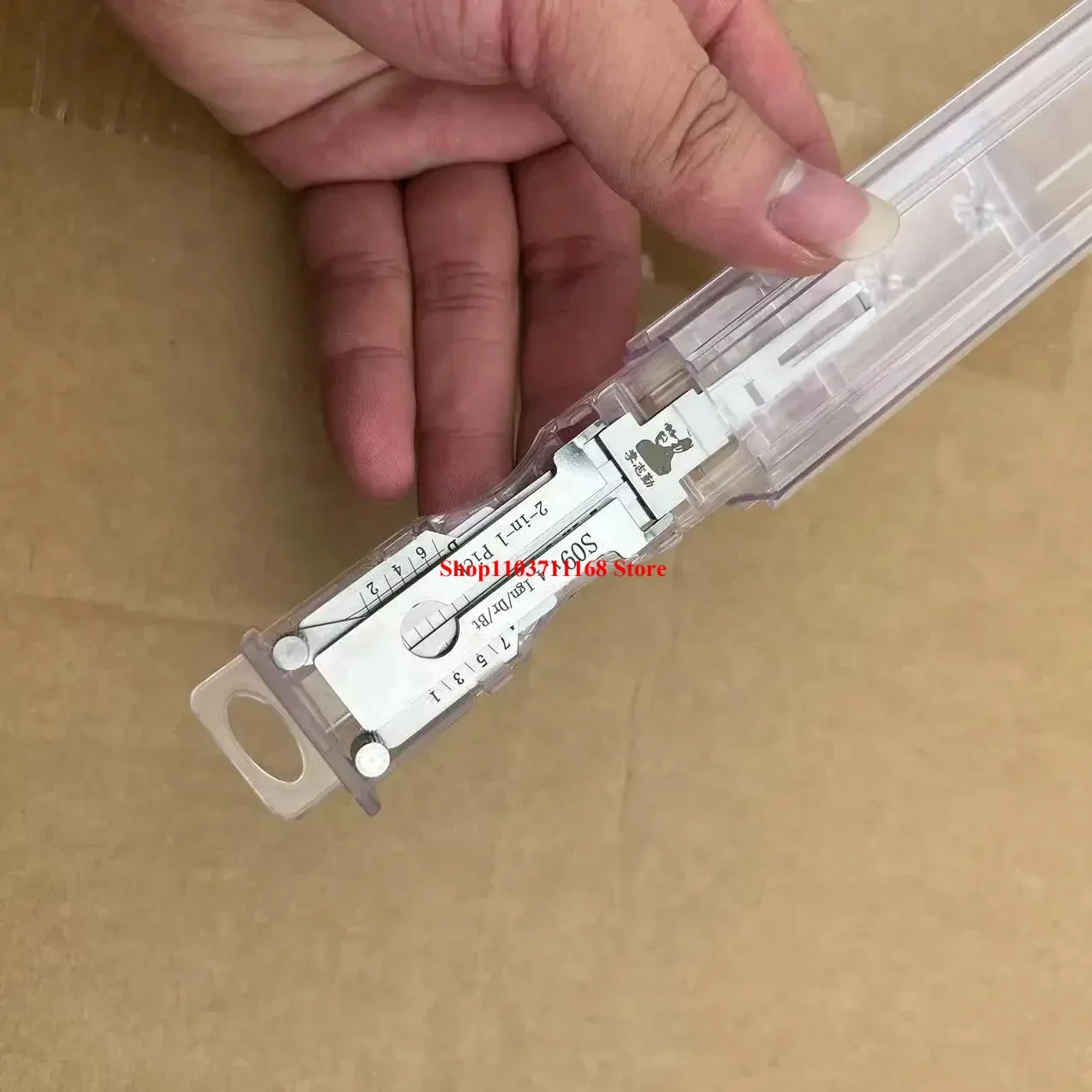 

Locksmith Tools Car Bypass Ganzua S09 V4 Lishi 2-in-1 Model Hyundai Kia Recent 2025 Model Lock Picking Decoder Car Automotive